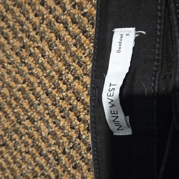 Nine west black bootcut denim jeans closet staple - Picture 3 of 4